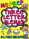 3 Letter Blends Trigraphs Worksheets & Activities {NO PREP!}