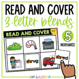 3-Letter Blends and Trigraphs Read and Cover Activity  | P