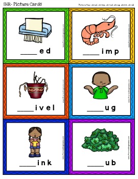 consonant clusters activity letter pack preview