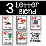 3 Letter S Blend Posters