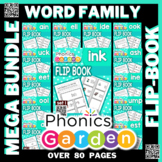 3 Letter Word Family Flip-Book BUNDLE | Pat-a-Word | OVER 