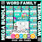 3 Letter Word Family Word Wheel BUNDLE | Pat-a-Word | OVER