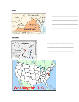 Preview of 3 Levels of Government