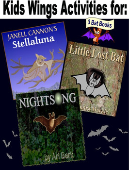 Preview of 3 BAT Books!  STELLALUNA, LITTLE LOST BAT, and NIGHTSONG, a New Favorite