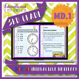3.MD.1 Interactive Notebook: Telling Time & Elapsed Time ⭐