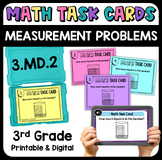 Measurement: Mass and Liquid Volume Math Task Cards + Digi