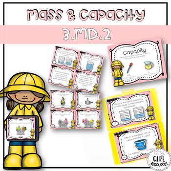 Preview of 3.MD.2 Mass and Capacity Task Cards