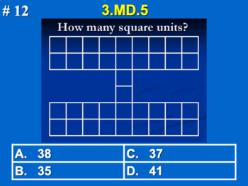 Preview of 3.MD.5 3rd Grade Math - Geometric Measurement & Square Unit Bundle with Google