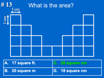 Preview of 3.MD.6 3rd Grade Math - Measurement and Data Google Slide Set