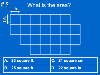 Preview of 3.MD.6 3rd Grade Math - Measurement and Data Unit Squares Bundle with Google