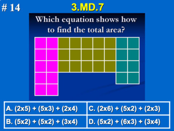 Preview of 3.MD.7 3rd Grade Math - Tiling & Area of a Rectangle Google Slide Set