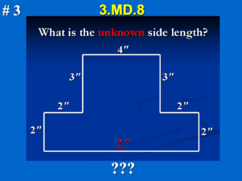 Preview of 3.MD.8 3rd Grade Math - Perimeter & Area Of Polygons Bundle with Google
