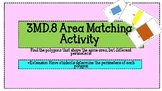 3.MD.8 Area of Polygon Task Cards {Differentiated Answer Sheets}