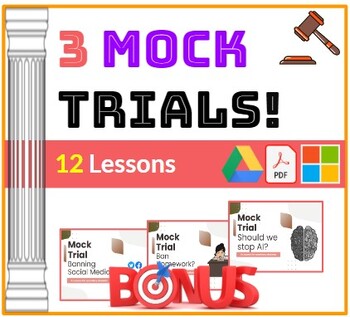 Preview of 3 Mock Trials: Ban Social Media?; Halt AI?; No More Homework? + Extras