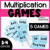 3 Multiplication Games - Spoons, Headbands, & Dice Activity