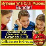 3 Mystery Workshops with Inferences 6th 7th & 8th Grade Te