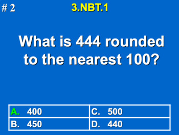 Preview of 3.NBT.1 3rd Grade Math - Round To Nearest 10 or 100 Google Slide Set
