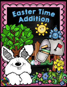 Preview of 3.NBT.2 Easter Themed 3 Digit Addition With Regrouping