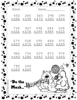 3.NBT.2 Halloween Themed 3-Digit Addition with Regrouping by Copper ...