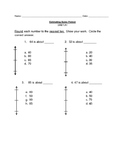 3.NBT.A1 - Estimation Pretest and Posttest