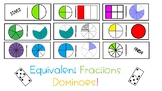 3.NF.3 Equivalent Fractions Dominoes {Models Only}