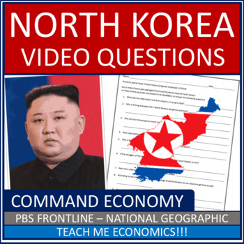 Preview of 3 North Korea Guided Video Worksheets Economic Systems PBS National Geographic