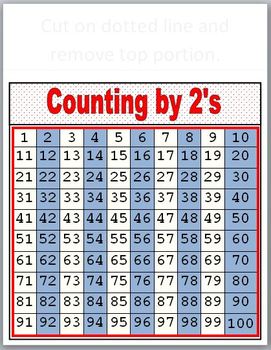 3 Number Charts! Counting by 2's, 5's and 10's! by Mr Brubacher | TpT