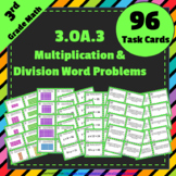 3.OA.3 Task Cards ★ Multiplication and Division Strategies