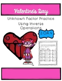 3.OA.4 Finding the Unknown Factor {Valentine's Themed}