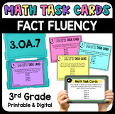 Multiplication and Division Fact Fluency Math Task Cards w