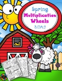 3.OA.7 Spring Multiplication Wheels