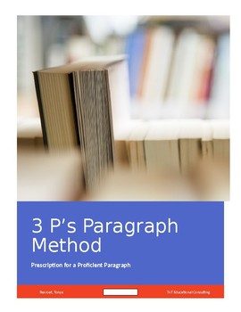 Preview of 3 P's Paragraph Method