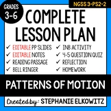 3-PS2-2 Patterns of Motion Lesson | Printable & Digital