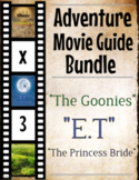 3 Pack Bundle - Adventure Movie Guide Questions + Activities