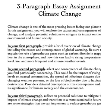 climate essay title