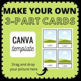 Montessori 3 Part Card Template