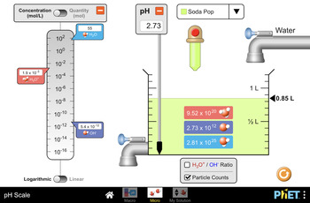 Preview of 3 PhET Labs/Activities on Advanced pH Simulations