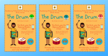Preview of 3 Phonetically Aligned Decodable Books- The Drum
