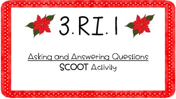 Preview of 3.RI.1 Poinsettia Plant Scoot Activity