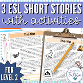 3 Reading Comprehension Stories & 7 Activities Level 2 : B