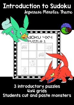 Animal Themed 4x4 Sudoku Puzzles