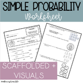 Simple Probability Worksheets - 7th Grade Math - Scaffolde