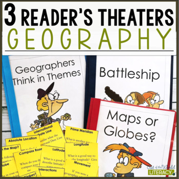 Preview of 3 Social Studies Reader's Theaters - Geography