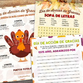 3 Spanish Thanksgiving Games | Juegos Para Día de Acción d