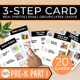 3-Step Instruction Cards - Activities with Real Photos Cre