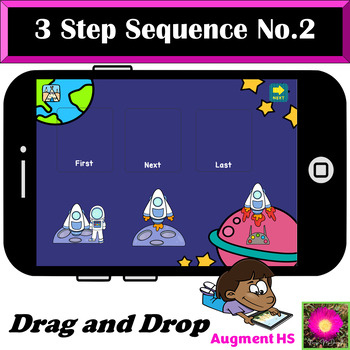 Preview of 3 Step Sequencing Pictures No.2 Boom Cards™