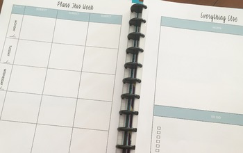 planner organized notes planer customizable binder