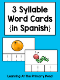 Spanish Syllables Practice with 3 Syllable Words {Palabras