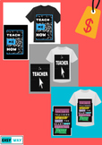 3 T-shirts SVG for Teachers 