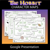 3 THE HOBBIT Character Maps (Quiz, Worksheet, Review, Test